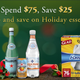 Spend $75, Save $25